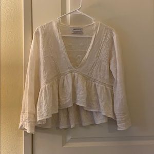 Embroidered UO Blouse